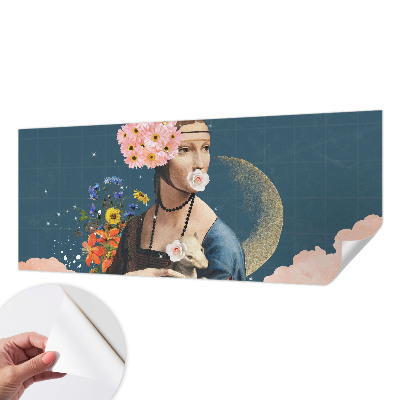 Carta da parati cameretta Eleganza floreale