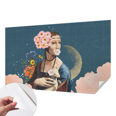 Carta da parati cameretta Eleganza floreale