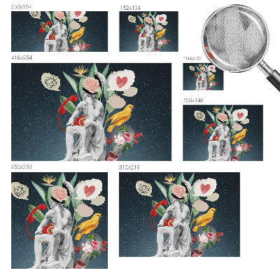 Carta da parati per cameretta Arte surrealista