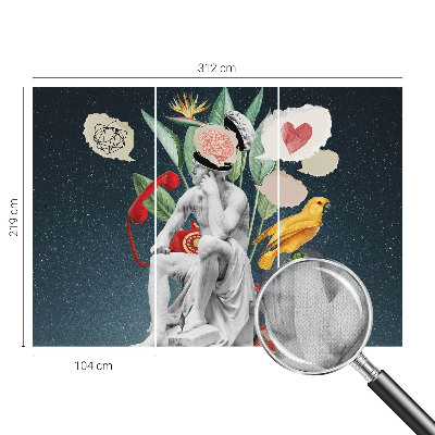 Carta da parati per cameretta Arte surrealista