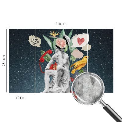 Carta da parati per cameretta Arte surrealista