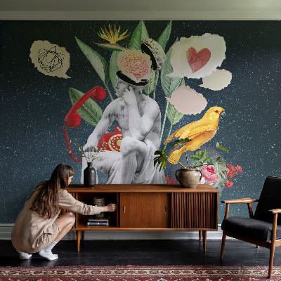 Carta da parati per cameretta Arte surrealista