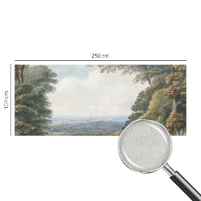 Carta da parati adesiva Paesaggio boschivo