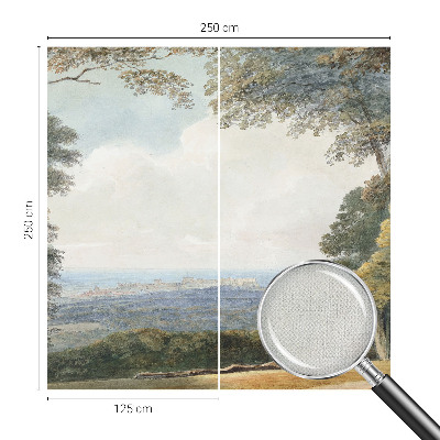 Carta da parati adesiva Paesaggio boschivo