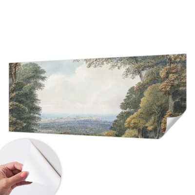 Carta da parati adesiva Paesaggio boschivo