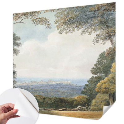 Carta da parati adesiva Paesaggio boschivo