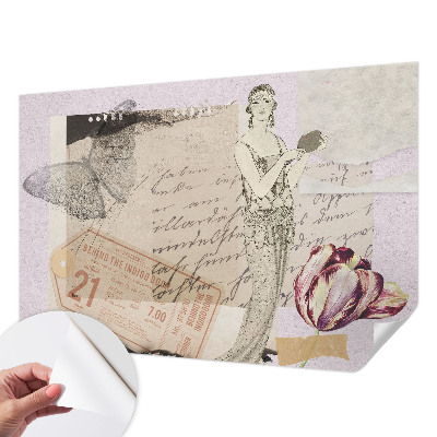 Fotomurale adesivo Collage nostalgico