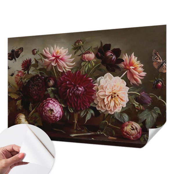 Fotomurale effetto 3D Maestosità floreale