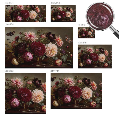 Fotomurale effetto 3D Maestosità floreale