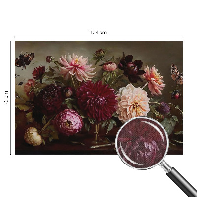 Fotomurale effetto 3D Maestosità floreale