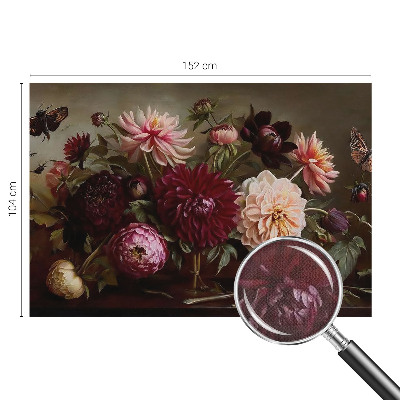 Fotomurale effetto 3D Maestosità floreale