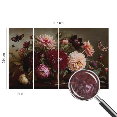 Fotomurale effetto 3D Maestosità floreale