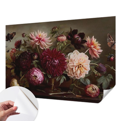 Fotomurale effetto 3D Maestosità floreale