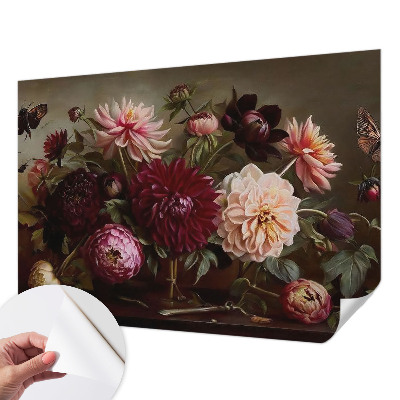 Fotomurale effetto 3D Maestosità floreale