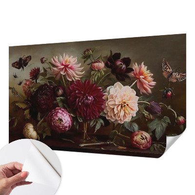Fotomurale effetto 3D Maestosità floreale