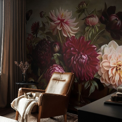Fotomurale effetto 3D Maestosità floreale