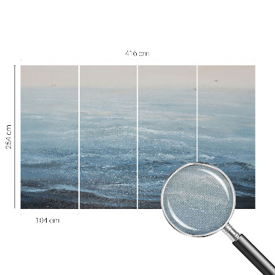Carta da parati effetto profondità Il mare è calmo