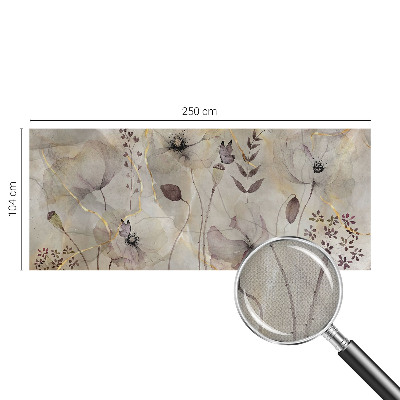 Carta da parati per cameretta Fiori delicati
