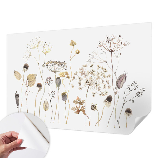 Carta da parati adesiva Fiori selvatici