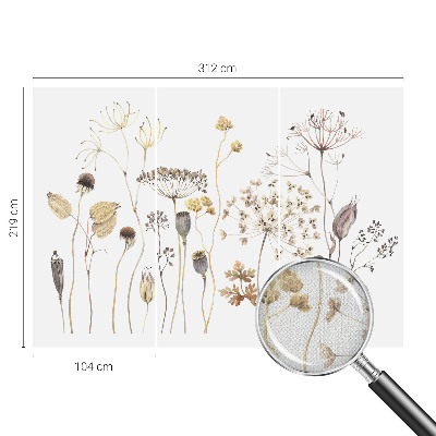 Carta da parati adesiva Fiori selvatici