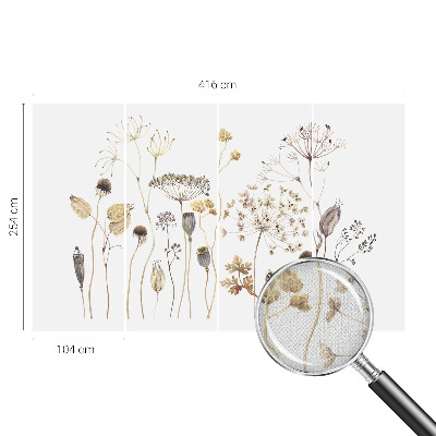 Carta da parati adesiva Fiori selvatici