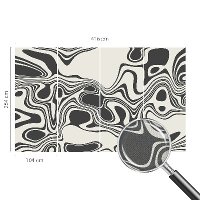 Carta da parati 3D Linee dinamiche