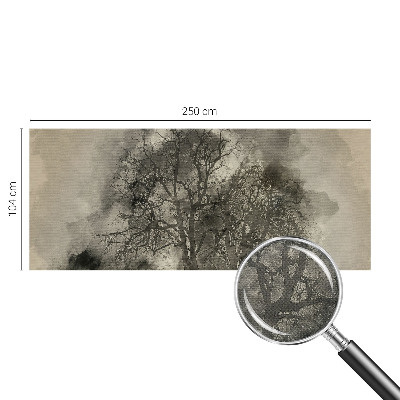 Carta da parati panoramica effetto 3D Alberi misteriosi