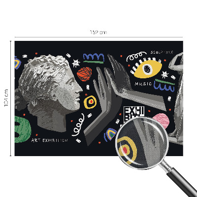 Carta da parati cameretta Una mostra colorata