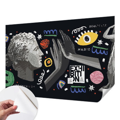 Carta da parati cameretta Una mostra colorata