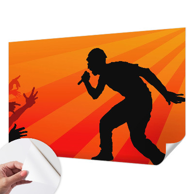 Carta da parati adesiva Scena ritmica