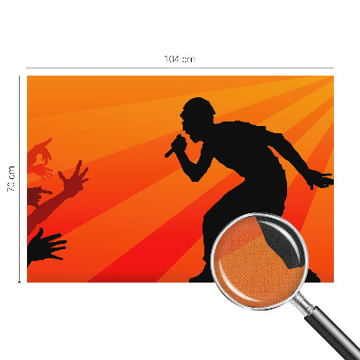 Carta da parati adesiva Scena ritmica