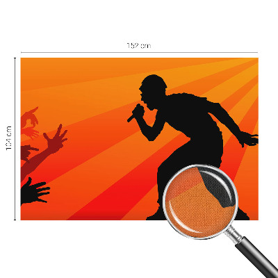 Carta da parati adesiva Scena ritmica