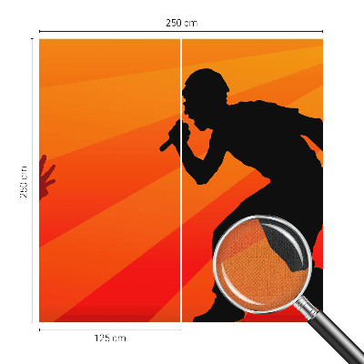 Carta da parati adesiva Scena ritmica