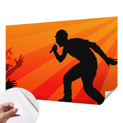 Carta da parati adesiva Scena ritmica