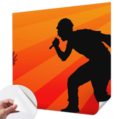 Carta da parati adesiva Scena ritmica