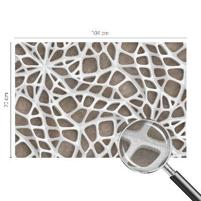 Fotomurale effetto 3D Rete di pizzo