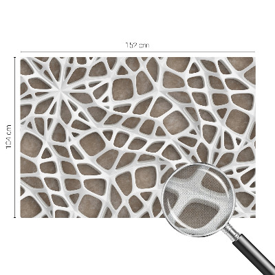 Fotomurale effetto 3D Rete di pizzo