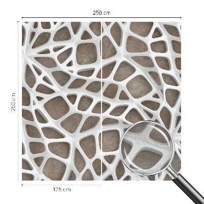 Fotomurale effetto 3D Rete di pizzo