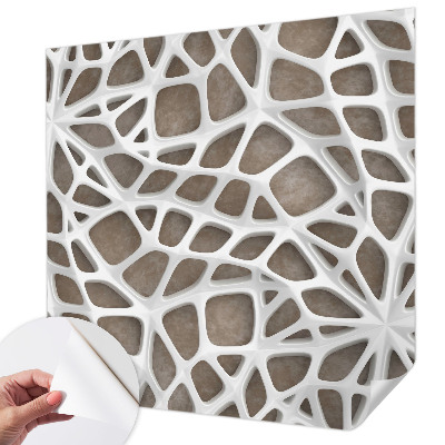 Fotomurale effetto 3D Rete di pizzo