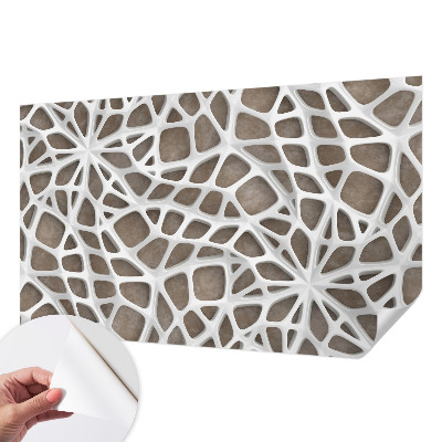 Fotomurale effetto 3D Rete di pizzo