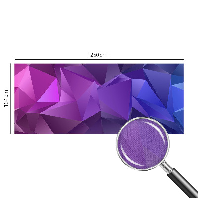 Carta da parati 3D Triangoli viola