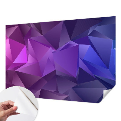 Carta da parati 3D Triangoli viola