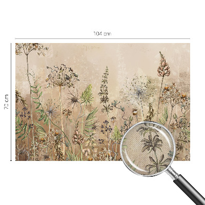 Carta da parati adesiva Fiori rustici