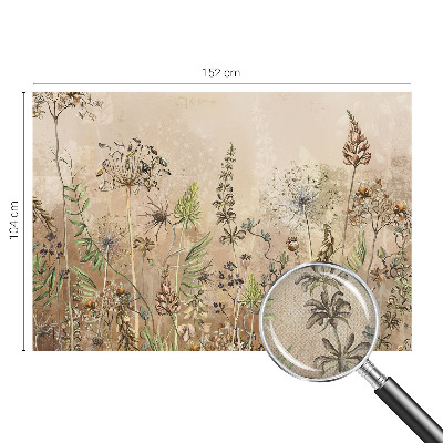 Carta da parati adesiva Fiori rustici
