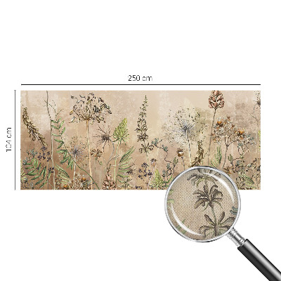 Carta da parati adesiva Fiori rustici