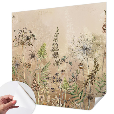 Carta da parati adesiva Fiori rustici