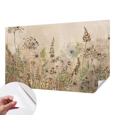 Carta da parati adesiva Fiori rustici