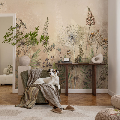 Carta da parati adesiva Fiori rustici