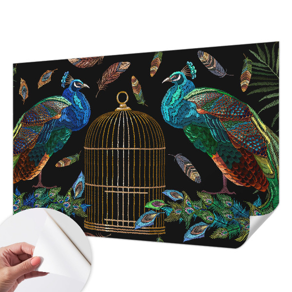 Fotomurale adesivo Immagine di pavone