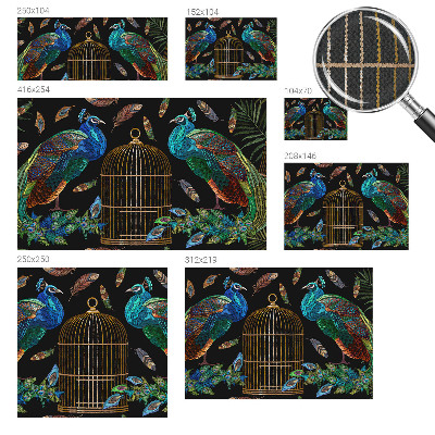 Fotomurale adesivo Immagine di pavone